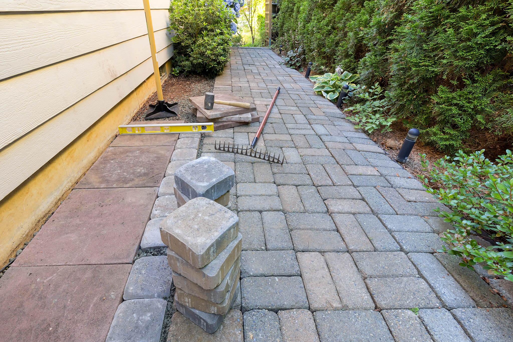 Hardscaping in Cary example 3