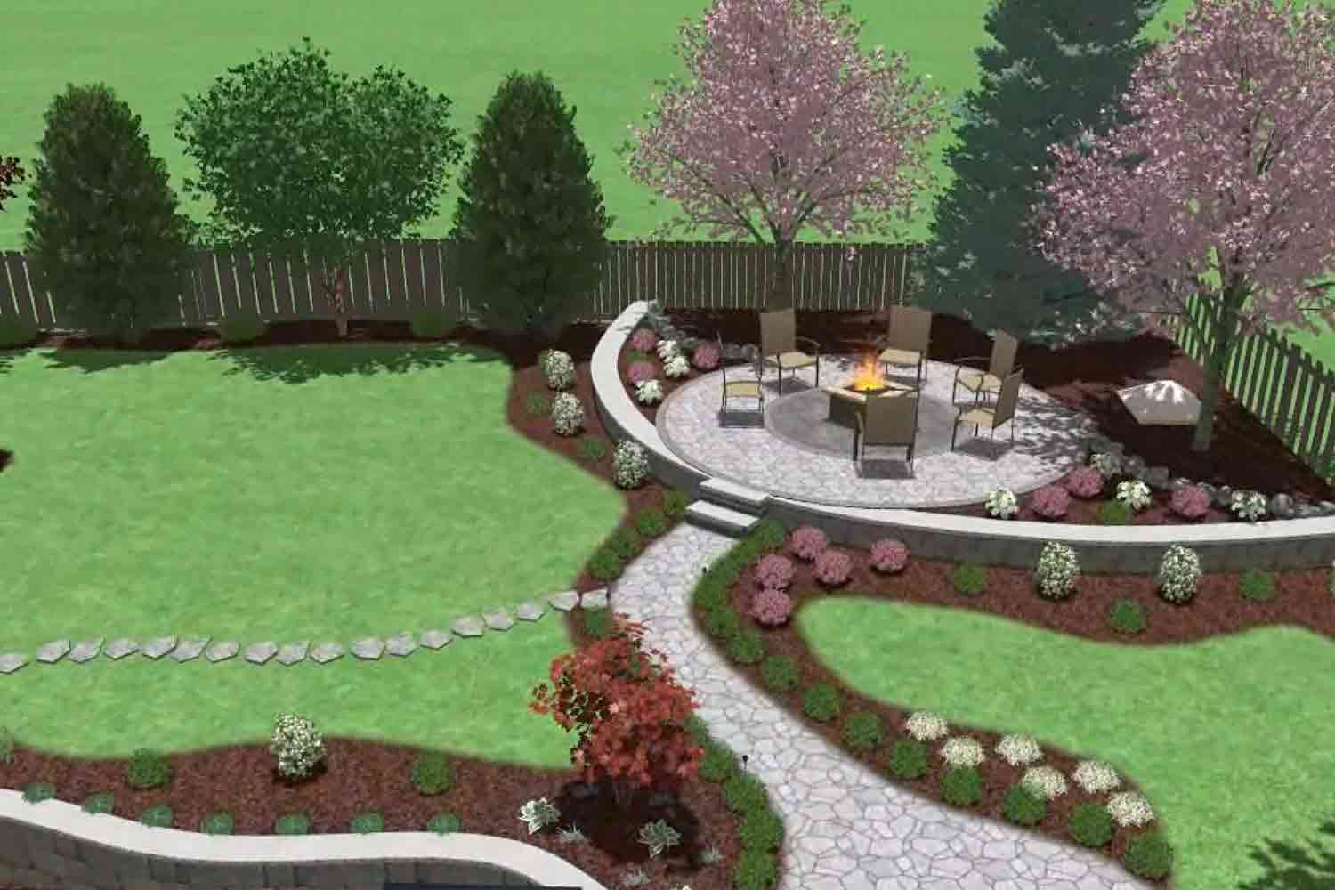 Landscape Design in Cary example 1