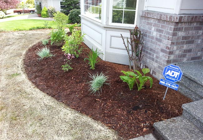 Mulch Installation in Cary example 3